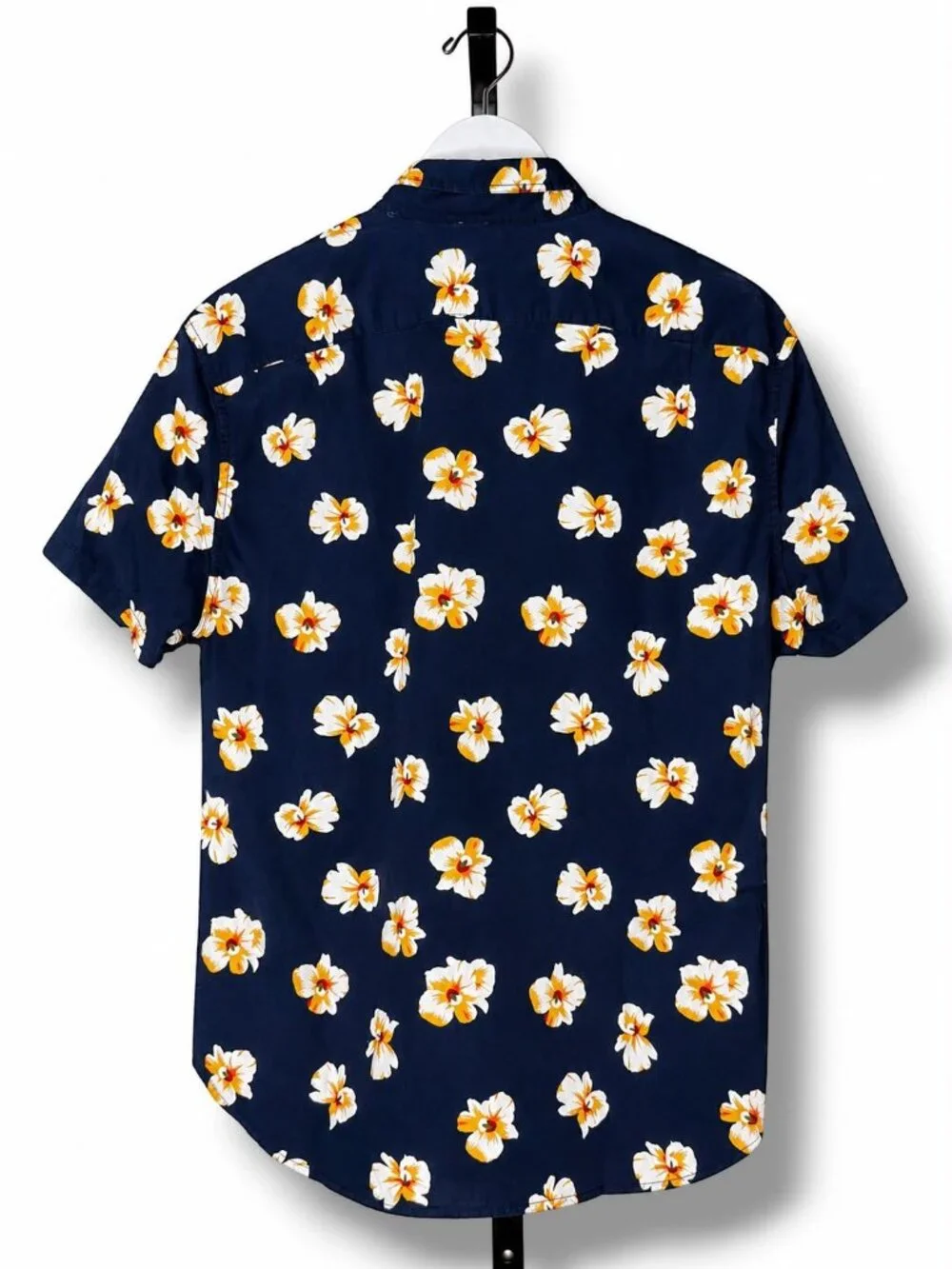 J.Crew Flex Washed Hawaiian Floral Shirt XL Slim Fit Stretch Cotton